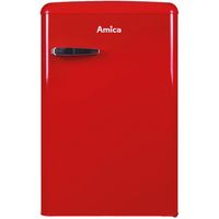 Amica - VKS 15620-1 R - Kühlschrank - Retro Design - Chili Red