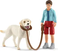 Schleich 42478 Spaziergang mit Labrador Retriever