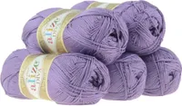 5 x 100g Strickgarn ALIZE DIVA - Häkelgarn Sommerwolle