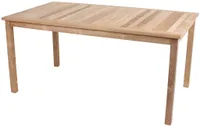 Gartentisch SOLO, rechteckig, Teak B-grade unbehandelt