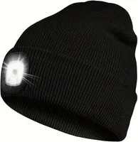LED Mütze mit Licht, Outdoor Beanie für Herren Damen, Beleuchtete Mütze, Aufladbar USB -  LEDBEANIE