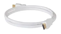 Štandardná rýchlosť HDMI s ethernetovým káblom biely 7,50 m