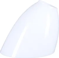 Schutenglas weiß glänzend Ø 124mm Lampenglas Ersatzglas Leuchtenglas E27