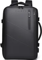 Caimco® Nexus - Rucksack mit USB-Ladeanschluss, Laptopfach und Erweiterungsreißverschluss
