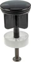 tecuro Excenterstopfen Ø 40 mm für 1 1/4 Zoll Ablaufventil - schwarz (RAL 9005)