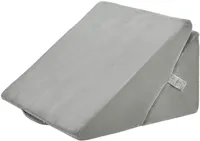 COSTWAY 10er-Set Memory-Schaum-Sitzkissen 45x45cm, 5 cm Dicke Stuhlkissen  mit Kristall-Samtbezug & Rutschfester