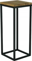 HMP  Blumenständer Blumenbeet Schwarz Metall 100% Eichenholz 100% Loft Exclusive 60cm