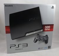 Sony PlayStation 3 Slim Konsole 320 GB Schwarz PS3 + Original Controller
