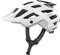 ABUS Kask MTB Moventor 2.0 - wygodny kask rowerowy do jazdy w terenie - kask all-mountain - dla mężczyzn i kobiet - biały matowy, M