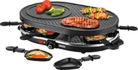 Unold Raclette Gourmet 48795, Raclette für bis zu 8 Personen