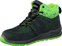 WORK2DO Sportlicher Herren Sicherheitsstiefel Arbeitsschuhe  S1P, Grau/Grün, Farbe:Grau/Grün, Größe:46
