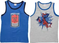 Spiderman kamizelka koszulka 2-pak 100% bawełna dla chłopców bielizna 122/128 cm