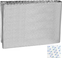 LARS360 0.6m x 5m Folia izolacyjna Folia termiczna Podwójna folia izolacyjna Folia odblaskowa Aluminiowa folia bąbelkowa Folia izolacyjna Grzejnik zaciemniający Ochrona przed zimnem Zatrzymywanie ciepła