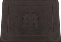 650 g/m² Premium Gewicht Badematte nr 24 dunkelgrau Badvorleger 100% Baumwolle Duschvorlage
