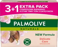 Palmolive, Mydło w kostce Almond & Milk, 4 x 90g
