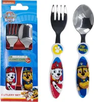 Paw Patrol Kinderbesteck Set 2-teilig – Löffel & Gabel mit Motivgriffen
