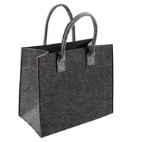 GILDE Filztasche Dillblüte, 41 cm, Einkaufstasche/Holztasche/Strandtasche –  reißfest & trägt viel Gewicht – polstert Ihre Einkäufe sicher ab und