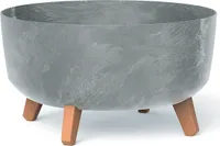 Doniczka Prosperplast GRACIA LOW 38 cm beton effect