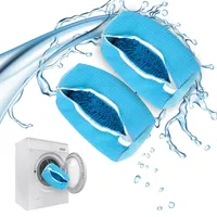 INF 2er-Pack Schuhwaschbeutel für Waschmaschine, Wäschenetz Schuhschützer