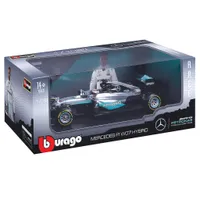 Burago Mercedes Petronas F1 WO7 Hybrid-Autos 1.18