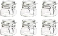 Mäser 931161 Gothika Einmachglas mit Deckel, 300 ml, Vorratsgläser mit Bügelverschluss, klar (6er Pack)