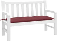 Design Gartenbank-Auflage Melange Weinrot 120x50x7 cm Stoff, Klassische Sofas 2024 Neu