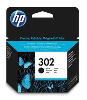 HP 302 - Original Tintenpatrone HP 302 Schwarz für HP DeskJet 2130, 3630 HP OfficeJet 3830, 4650 HP ENVY 4520 & Amazon Basics Mehrzweck-Druckerpapier A4 80gsm, 1 Pack, 500 Blatt, White