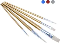 Pinselset 5-tlg. flach Flachpinsel Künstlerpinsel Malpinsel Malerpinsel Pinsel