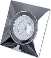 Briloner LED Einbauleuchte Deckenstrahler Chrom 5 Watt 400Lm schwenkbar warmweiß