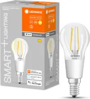 Ledvance Smart WIFI Filament LED Tropfenlampe dimmbar P40 E14/4W(40W) klar 470 lm 2700 K warmweiß
