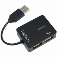 LogiLink USB 2.0 Hub Smile 4 Port schwarz