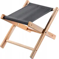 KADAX skládací dřevěná stolička 40 x 31 cm zahradní pro domácí zahradní posezení