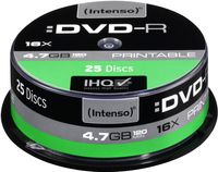 Intenso DVD-R 4.7GB, Printable, 16x, Tortenschachtel