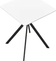 [en.casa] Esstisch - Weiß 60x60x75cm - Küchentisch