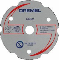 DREMEL DSM 500 Universal-Hartmetalltrennscheibe für DSM20