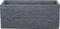 Blumenkasten "Brickstone" rechteckig 40x17x17 cm dunkelgrau