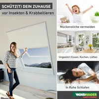 Insektenschutz und Sonnenschutz für Dachfenster