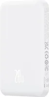 Baseus Mini-Powerbank 5000 mAh 20 W + USB-C-Kabel (20 V/3 A) – Weiß