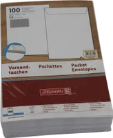 Versandtasche C5 wei m. Fenster 100er