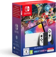 Switch   Konsole  OLED Weiß  Mario Kart 8 Edition  + 12 Monate / Mario Kart 8 (vorinst.)