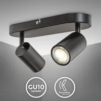 LED reflektor otočný retro černý GU10 stropní svítidlo chodba ložnice reflektor