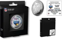 NFL Munich Game 2024 Official Flip Coin (39mm) Münze, silber