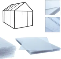 Doppelstegplatten Gewächshaus Hohlkammerplatte 14x Polycarbonat Stegplatten