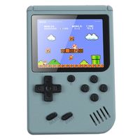 Handheld Retro Spielkonsole Videospielkonsole Gameboy Eingebaute 500 klassische Spiele Kindergeschenke Farbe：Grau,