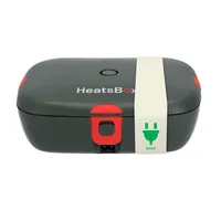 Lunchbox HeatsBox HB-03-90 Schwarz Grau rechteckig 0,925 l