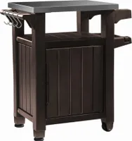 Kunststoffablagetisch Keter UNITY 105 L braun
