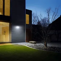 STEINEL ST 671013, Oświetlenie zewnętrzne ścienne, Srebrny, Plastik, IP44, Wejście, Garaż, Ogród, Patio, III