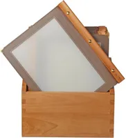 Securit Menümappen Mit Holzbox Braun A4 (20 Stück)