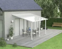 Palram - Canopia Aluminium Terrassenüberdachung Olympia Weiß 295x425x305 cm