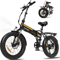 HITWAY E-Bike Faltrad 20*4,0 zoll Elektrofahrrad mit 48V13Ah Pedelec, 7 Gang shimano Schaltwerk, Kettenschaltung, Heckmotor, 624 Wh, E Mountainbike